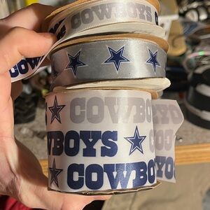 Cowboys Themed Ribbon Set